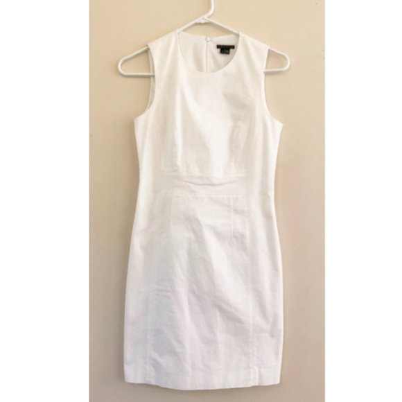 Theory White Taline Cotton Dress - Picture 3 of 6